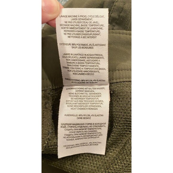 COLUMBIA Shorts Men's Size 30 (tag says 32) OMNI-SHIELD Olive Green Hiking - Picture 9 of 10